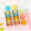 5Pcs Macaron Cookie-Shaped Eraser Set Cute Creative Erasers for Kids Students Colorful Pastel Soft Rubber Erasers Fun School Supplies Classroom Prize