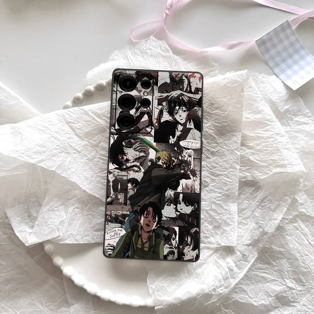 Anime Killing Stalking Phone Case For Samsung S 24 Fe 25 Ultra Plus 20 Lite 21 30 22 23 24 22 Ultra 5G Fundas