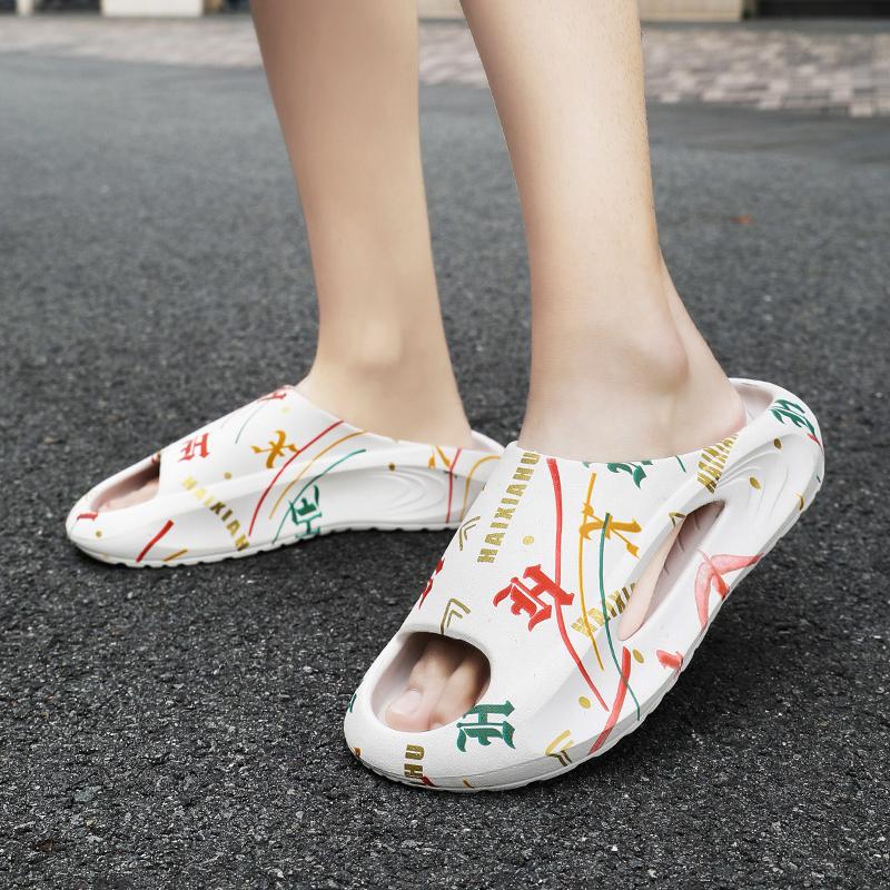 Fashion Summer Men's Non-slip Swimming Sandals Casual Fashion Home Outdoor Beach Shoes Men's Sandals Slippers Men