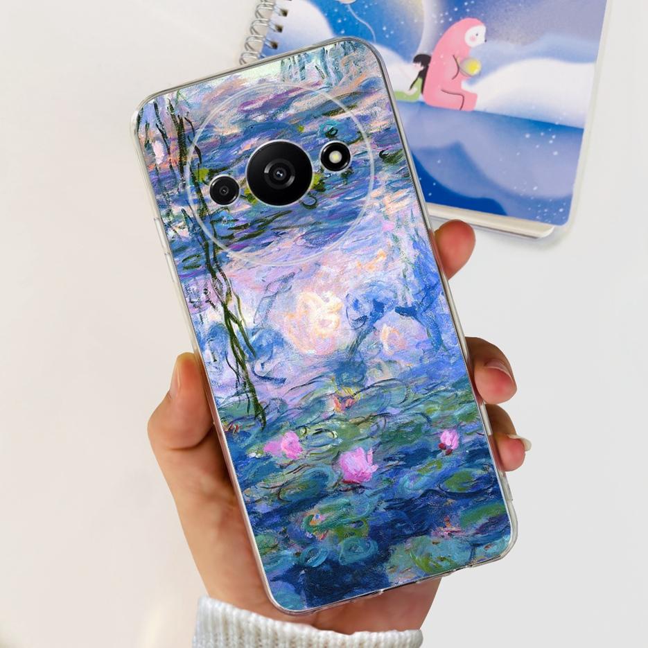 

For Xiaomi Redmi A3 Case Cute Fashion Painted Cover Soft Silicone Protective Shell For Xiaomi Redmi A3 RedmiA3 Phone Case Bumper Xiaomi Rdemi A3