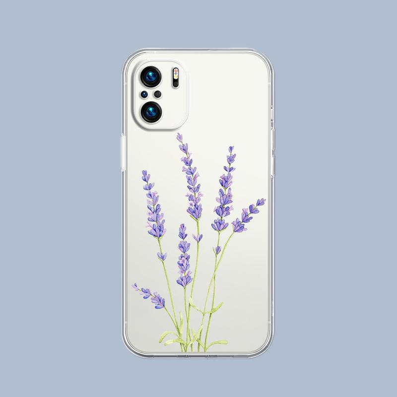 Sunflower Flower Lavender Purple Phone Case For Xiaomi Redmi Note 15 14 5G 13 12 10 11 Pro Plus 4G 14C 13C 12C Soft Gift Cover