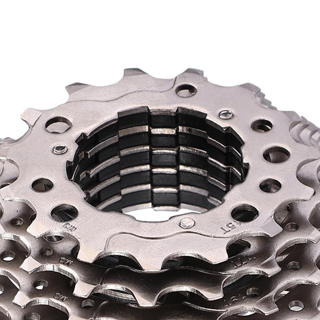 Bike Freewheel Cassette Sprocket 8 Speed 11-25T, High Quality Steel, Lightweight Design, Rotation, Sy Install, Replacement Accessory for Road