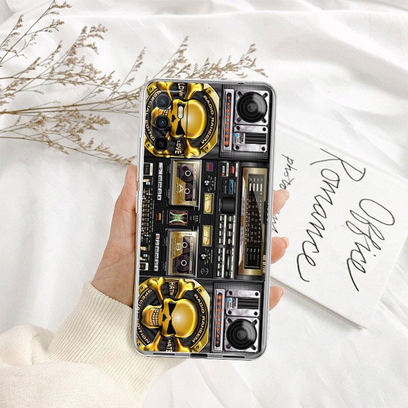 Cassette Vintage Boombox Tape Transparent Phone Case for Motorola Moto Edge 20 30 40 50 S30 Fusion Ultra Pro Neo Lite + G200 G23
