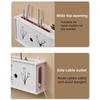 Scaffale da Parete Creativo Senza Foratura Scatola Porta Router Wifi Wireless Grande Staffa da Parete per Prese Organizer per Cavi
