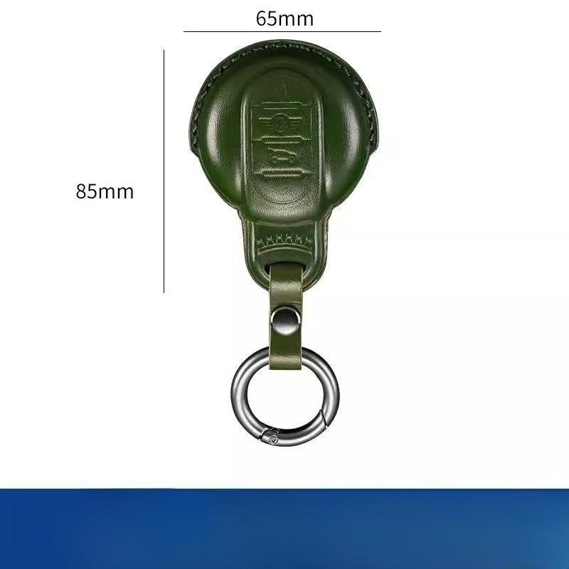 Leather Key Pouch For Mini Car Key Cover And Mini Cooper Key Shell F54 F55 F56 F60 Chain