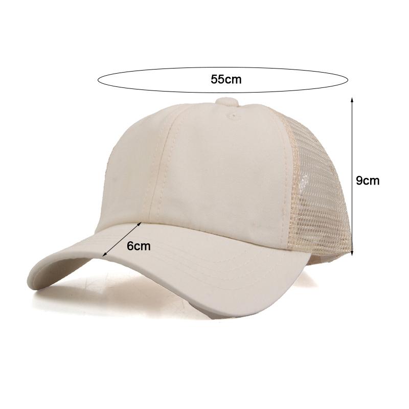 Summer Kids Cap Solid Color Mesh Breathable Baseball Caps Sun Protection Sun Hat Korean Style Children Travel Accessories