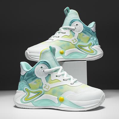 Nuove Scarpe da Basket Traspiranti Antiscivolo per Ragazzi, Resistenti all'Usura, Comode, con Suola Morbida, Suono di Attrito, Nuovi Modelli Primavera ed Estate