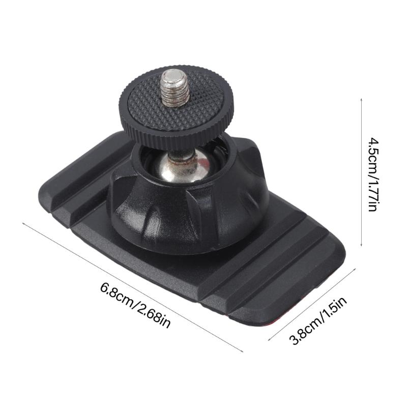 No Drill Screw Sticker Base For Smartphone Holder Camera Mounting Plastic Metal Adhesive 1/4inch Thread