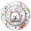 10/30/50pcs Kawaii Cute Samoyed Cartoon Stickers Cute Animal Dog Sticker DIY Water Bottle Phone Case Suitcase Decals Decoration