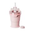 2-in-1 Collapsible Silicone Ice Ball Maker Cup Portable Ice Cube Bottle