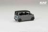 HJ43 1/43 Scale Honda N-BOX CUSTOM Slate Gray Pearl & Black Finished Product