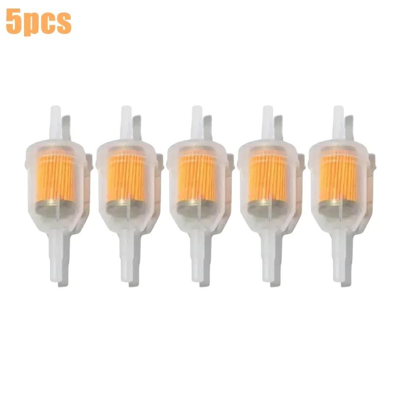1–6 Stück Auto-Benzin-Ölfilterrohre, universeller Inline-Benzin-Kraftstofffilter für Kleinmotor-Rasenmäher, Motorradzubehör, 6 mm – 8 mm