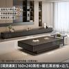 Italian Style Black Slab TV Stand Cabinet Set Coffee Table Living Room Luxury Modern Side End Table Home Furniture Decor