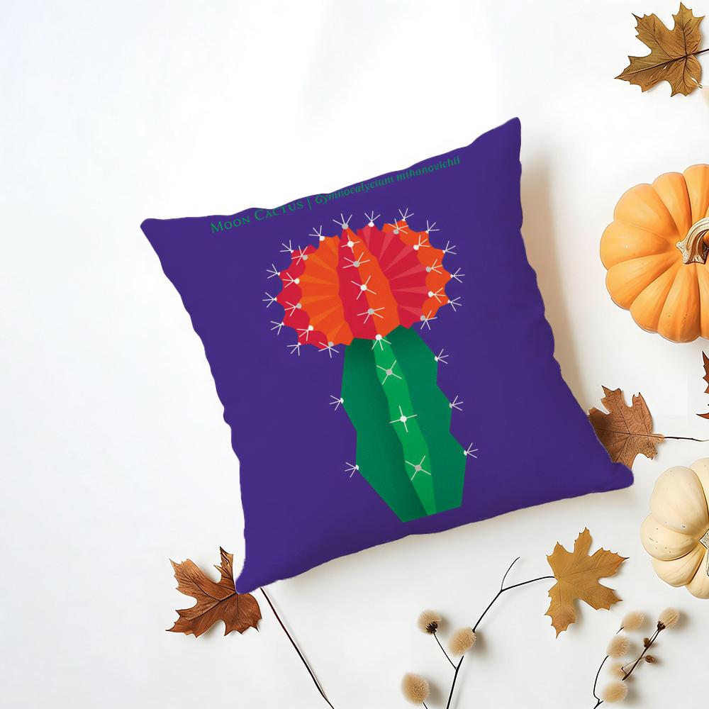 Simple Casual Fresh Elegant Simple Flower Art Cushion Cover Washable Linen Pillowcase Soft for Daily Sofa Bed Home Room Decor