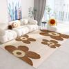Minimalist All-Over Carpet for Living Room Wash-Free Large Area Floor Mat Sofa Side Rug Coffee Table Decor Simple Home Aesthetic