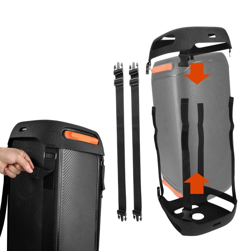 Portable Speakers Carrying Case Protective Travel Cover With Shoulder Straps For Partybox110 Speakers Music Devices