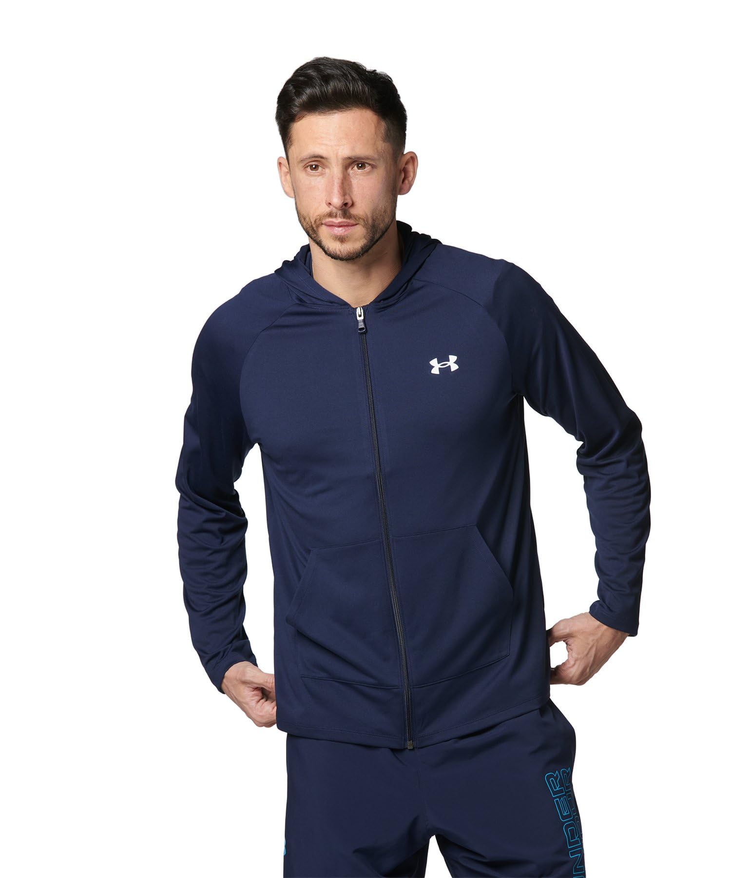 

Худи UA Tech на молнии, полуночный синий, XL [Under Armour] //