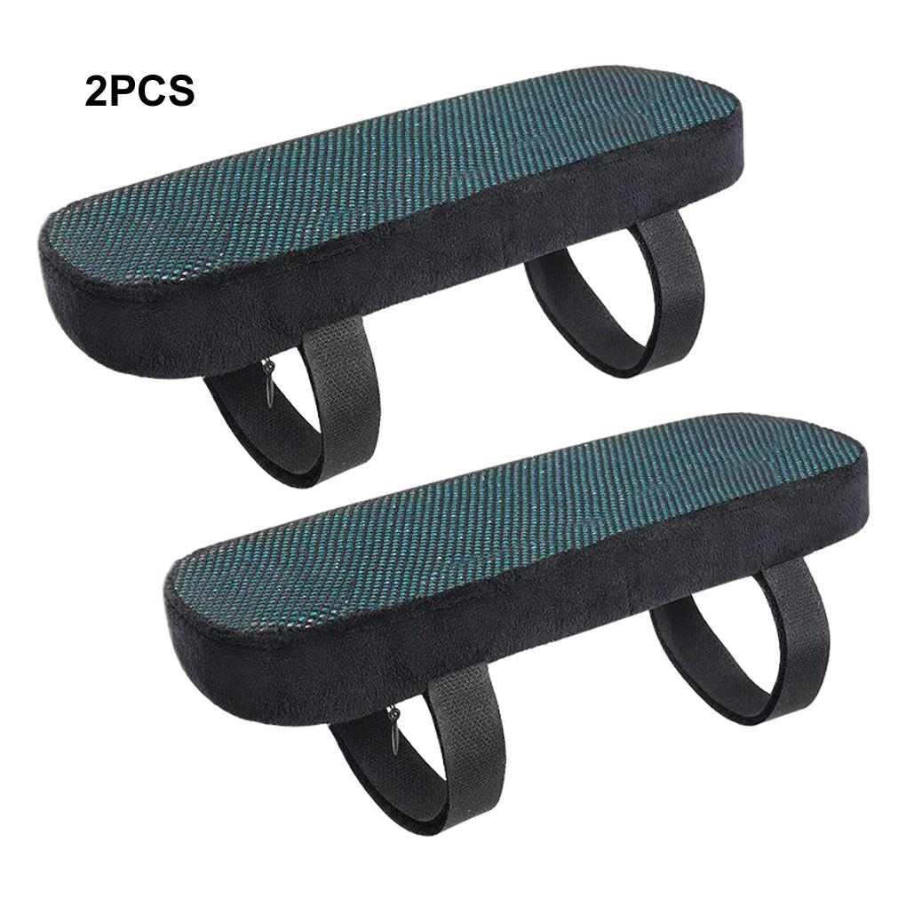 

1Pair Chair Armrest Cooling Gel Cushions Elbow Pillow Pressure Relief Office Chair Gaming Chair Armrest with Memory Armrest Pads