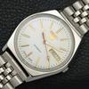 GENUINE VINTAGE SEIKO 5 AUTOMATIC 6349A JAPAN MENS WHITE DIAL WATCH A702619-1 R209-a702619