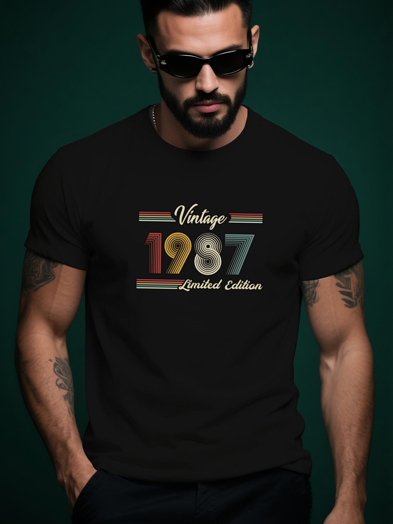 1987 Vintage Tshirt Vintage Retro Limited Edition Graphic... L