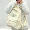 Schoolbag Japanese Small Fresh Schoolbag Female Ins Style Korean Version Junior High School College Student Backpack Solid Color Versatile Girl 