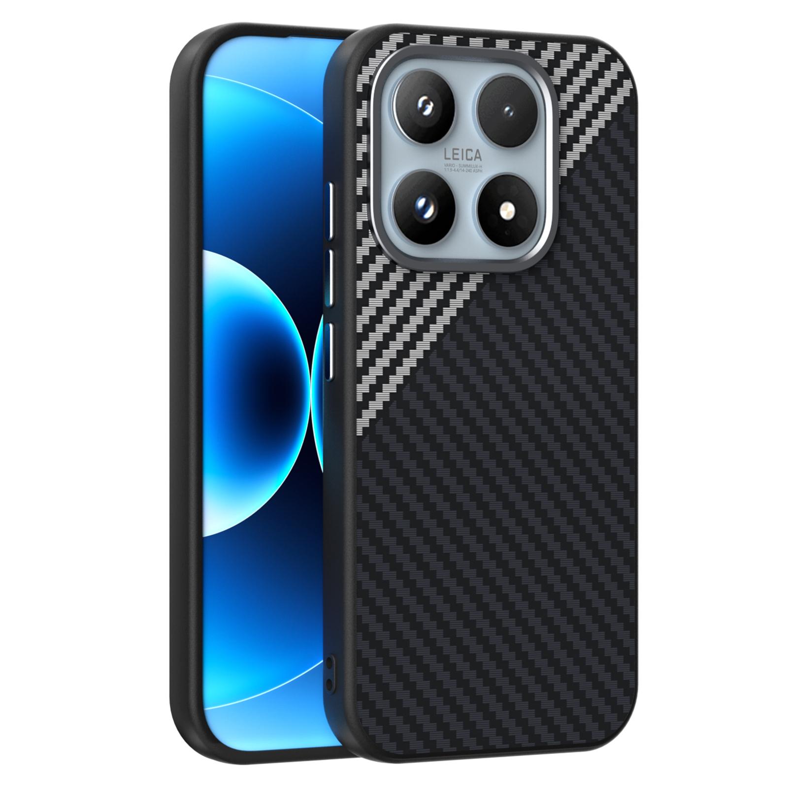 

ABEEL Для Xiaomi 17 Магнітний чохол Задня кришка з текстурою вуглецевого волокна