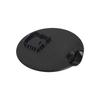 Black ABS Fuel Tank Door Cover 4L3Z99405A26EAA for Ford F150 2004-2008 For Mark 2006-2008 Size 13.7x13.7x4.5cmGood Product