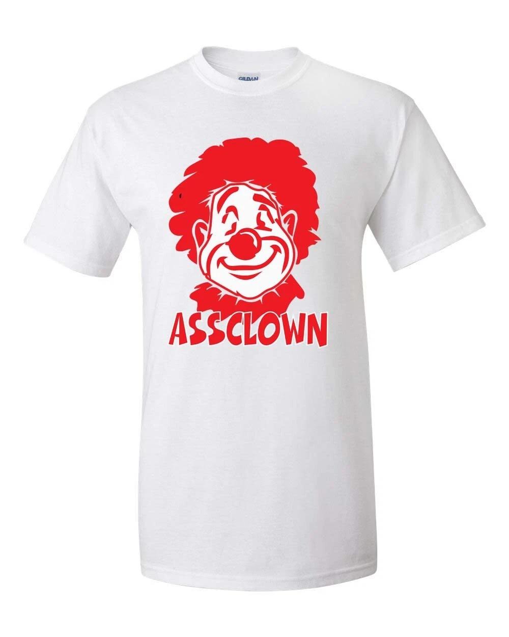Assclown Ass Clown Face Red Nose Men s Tee Shirt 243 3XL