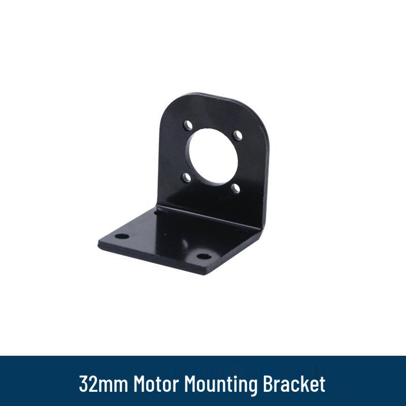 DC Gear Motor with Worm and Planetary Gearbox and Mounting Bracket