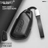 Leather Car Key Case Cover Shell Holder Fob For VW Volkswagen Golf 8 MK8 GTI GTD R ID3 ID4 2020 Keychain Protection Accessories
