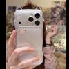 Funda Suave de Osito Lindo para iPhone 17 Pro Max con Recortes Precisos y Diseño de Orejas de Gato