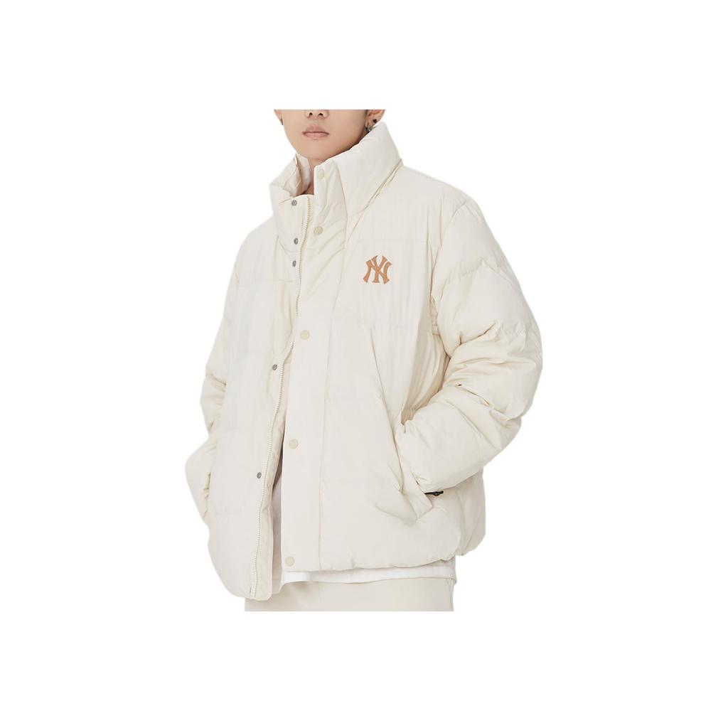 New MLB Down Jacket Winter Cropped Unisex Cream 3ADJB0526-50CRS