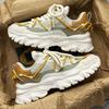 New spring and summer casual running sports mesh breathable inner heightening thick-soled dad trendy shoes