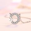 Ring Four-leaf Clover Necklace Female Niche Exquisite Temperament Versatile Mori Ins Wind Collarbone Chain