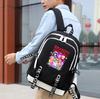 Cartoon K-Pop Demon Hunters Bedrukte Rugzak met Grote Capaciteit voor Tiener Student Meisje Jongen Schooltas Boekentas Kindercadeau Waterdichte Reistas
