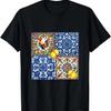 Rooster Bird, Italian Style,citrus,lemon,folklore Pattern T-Shirt