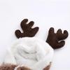Pet Dog Clothes Winter Christmas Hoodie Soft Coat Button Closure for Small Dogs