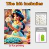 Disney Pearl Painting Set Princess Jasmines Pearl Daisy Market Home Decor Handmade Gift