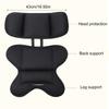 Bequemer Babyeinsatz mit Kopf- und Körperstütze Baumwollfutter Ergonomischer Babysitz-Einsatz für Kinderwagen und Autositze