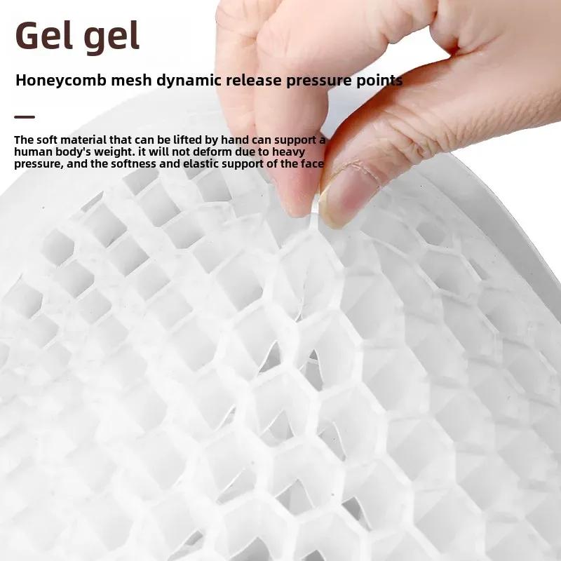 3D Honeycomb Car Gel Cooling Seat Cushion Ice Silk Breathable for Car Home Office Chair Auto Accessories