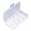 150 Pcs Hex Head Design Nylon Screw Nut Washer Assortment Kit
