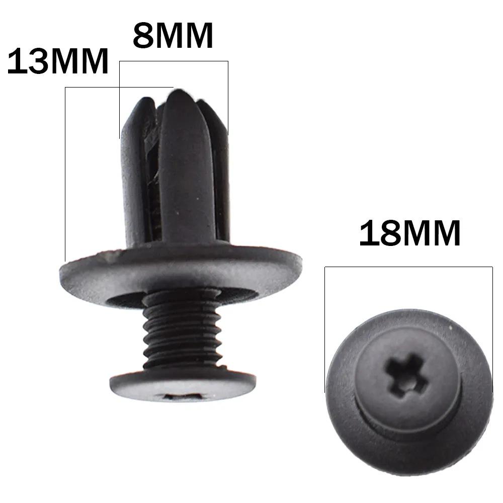 8mm Plastic Fasteners for Hyundai Kia Ix25 Ix35 Mudguard Clips