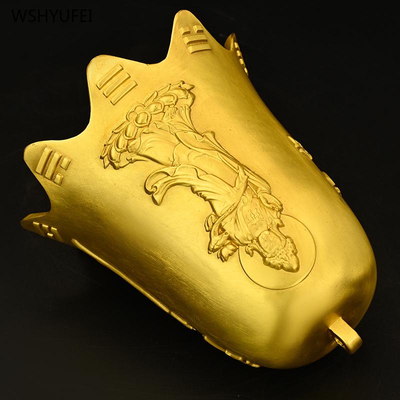 1 9cEight Trigrams Copper Bell Home Accessories Door and Window Decor Feng Shui Wall Hanging In Front of the Door Courtyard