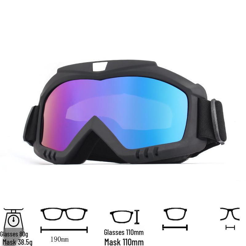 Wielofunkcyjne wiatroodporne gogle do sportów śnieżnych, motocyklizmu i dla zwierząt