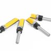 4PCS 1/4inch 6mm Shank Cutter Router Bit Trimming Woodworking Milling Cutter Dual Blades