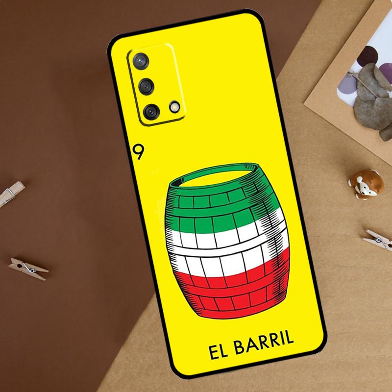Mexican Bingo Loteria For Oppo A40 A60 A80 A74 A94 A54 A18 A38 A58 A78 A98 A16 A76 A96 A15 A57S A17 A77 Phone Case