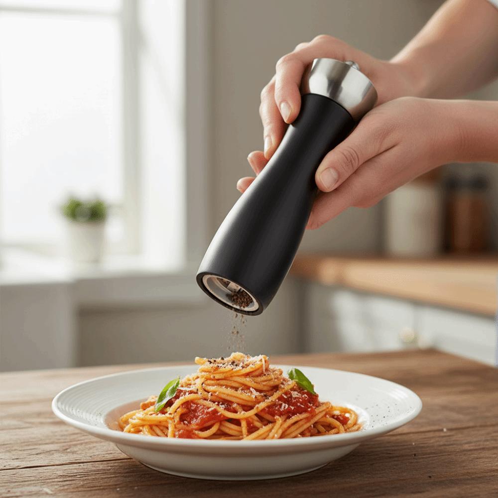 Manual Wooden Pepper Grinder Handheld Pepper Grinding Tool Salt and Pepper Mill  Salad