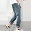 TonLion 2026 Spring New Versatile Tapered Jeans for Men, Loose-Fitting Trendy Long Pants