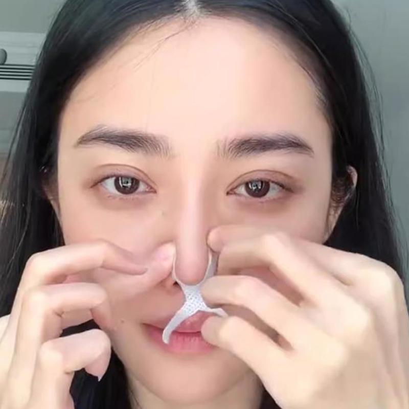 Nasenaufkleber, schmale Nasenflügel, schmale Aufkleber, handliches Gadget, schmaler dünner Nasenaufkleber, Reißen, doppelte Augenlidaufkleber