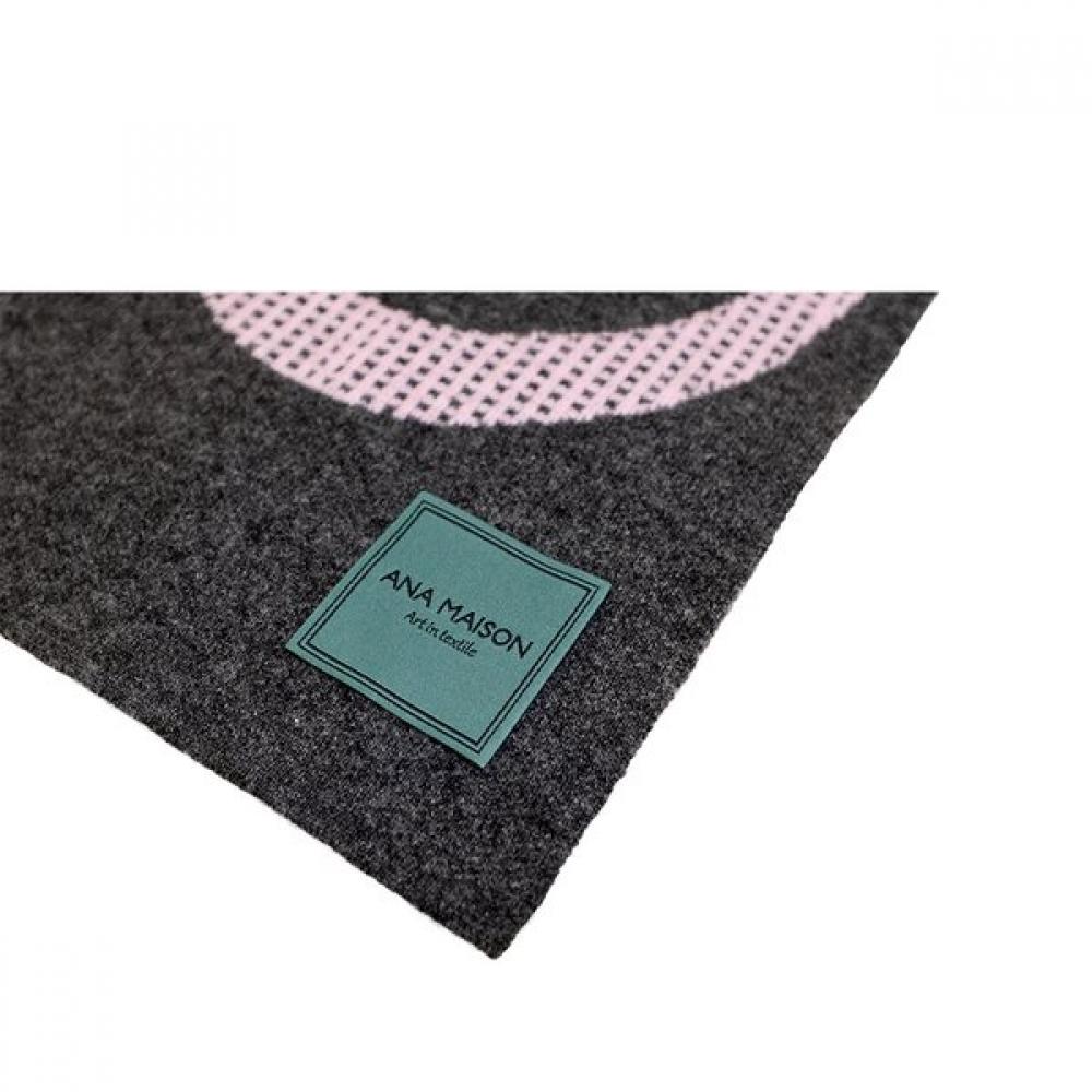 Ana Maison Cashmere Jacquard Scarf Pink Km Spacefora Pink
